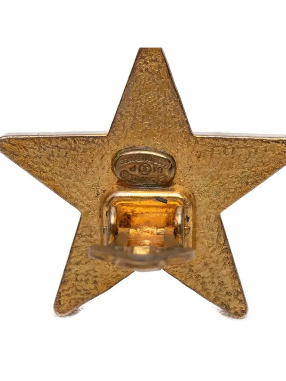 Chanel Cc Logo Star Clip-On Earrings #287793C66B